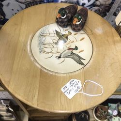 Duck trivet and two duck napkin holders