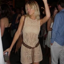 Free People Cutie Critters Crochet Mini Dress XS - Beige