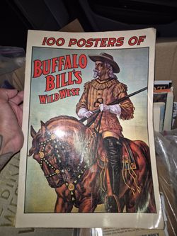 Vintage 100 posters of Buffalo Bill