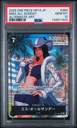 One Piece Japanese Miss All Sunday PSA 10