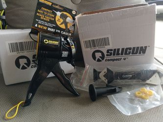 New in box: caulk gun. Siligun