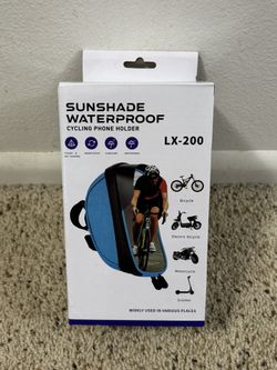 Sunshade Waterproof Cycling Phone Holder (BRAND NEW / NEVER USED)