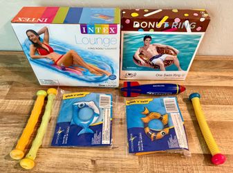 Water Sun & Fun / Pool Rings/Lounger/Swim Dive Toys
