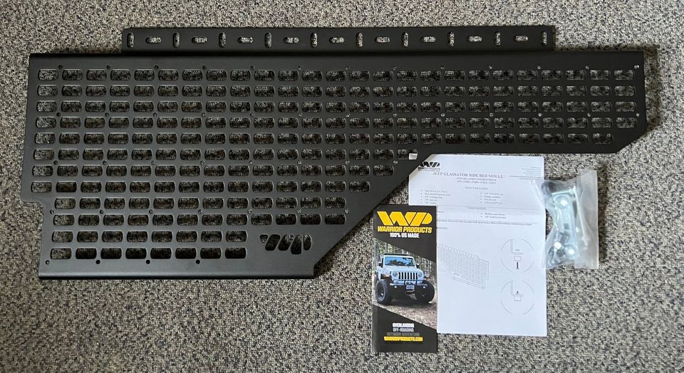 Jeep Gladiator JT Bed Side Molle Panel (Large) Driver Side Panel