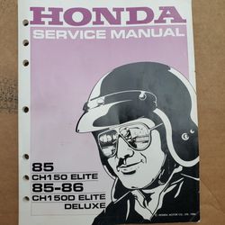 1985-86 Honda Elite deluxe 150cc scooter