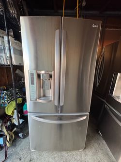 LG French doors stainless steel refrigerator