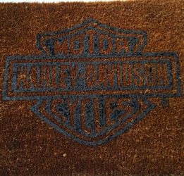 Harley Davidson floor mat. 30” x 19 1/4