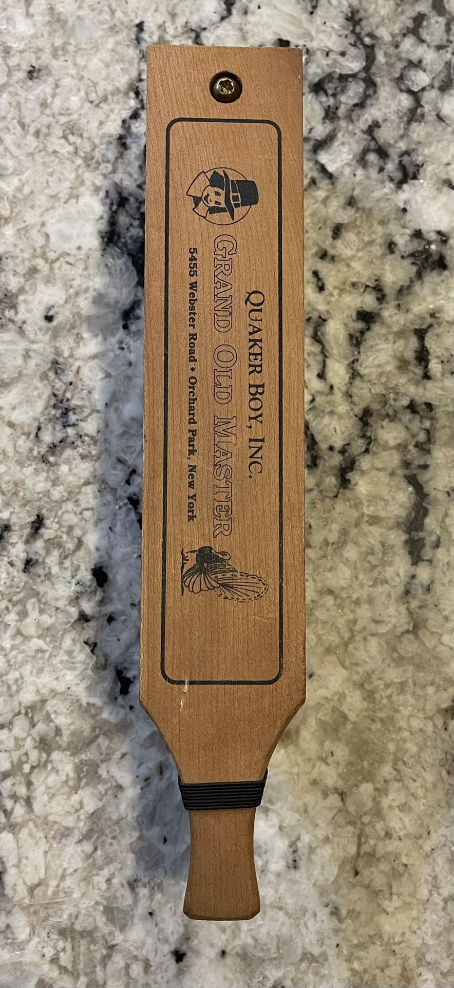 Turkey Call Box - Quaker Boy Grand Old Master 13601 Color: Wood 