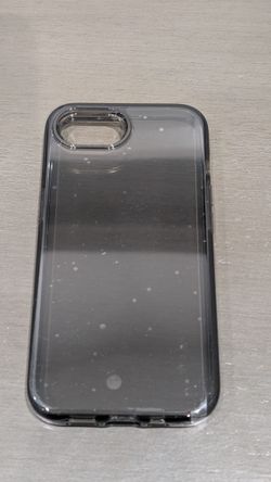 Black Smoke Transparent Case Cover For Apple iPhone 16e 