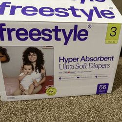 Freestyle Diapers Size 3