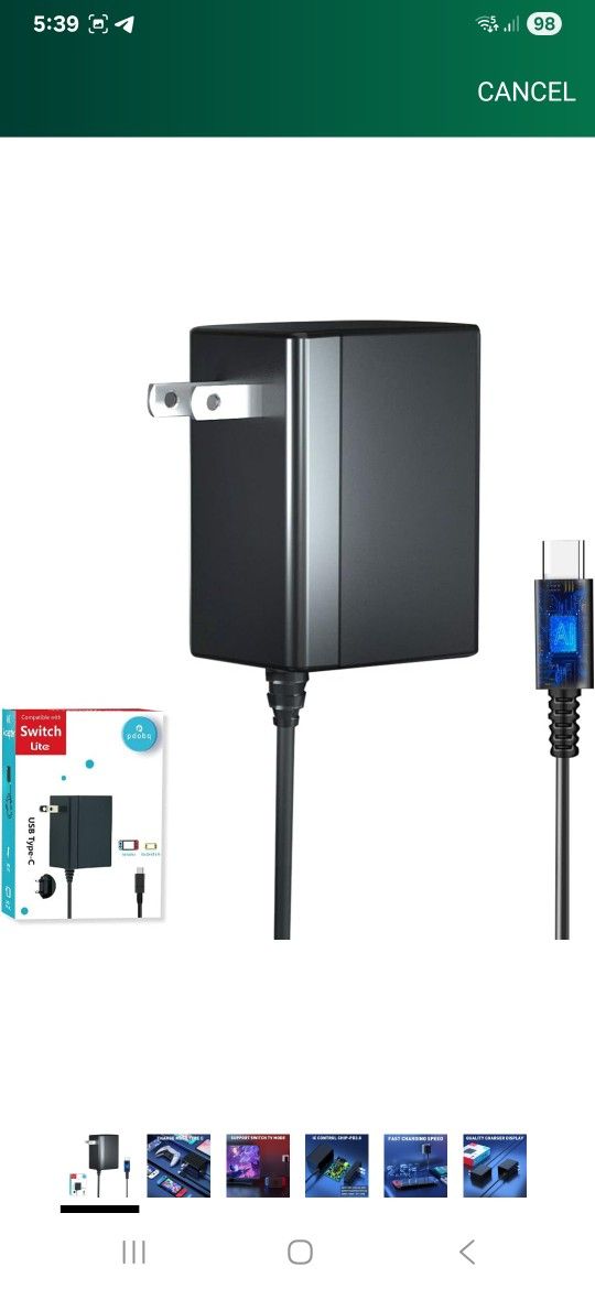 Charging For Nintendo Switch 