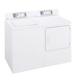 GE Profile Washer And Dryer Standalone, Color: White, Size: 3.5 Cu Ft