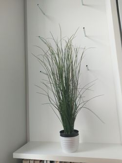 40” Artificial Plant (IKEA Style) w/ White Pot – Indoor/Outdoor Decor