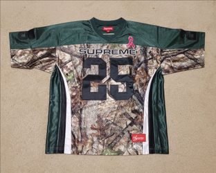 Supreme Football Jersey Camo