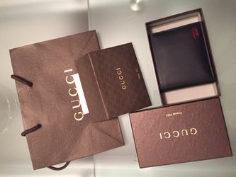 Brand new Gucci Wallet black and red