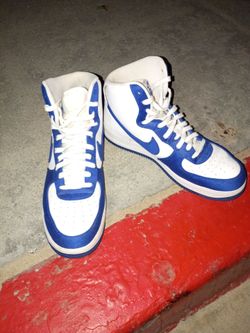 Nike Air Force 1 High '07 EMB LA "Dodgers" – Men's Size 12 (DC8168-100)