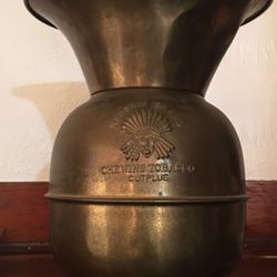 Vintage Brass Spittoon