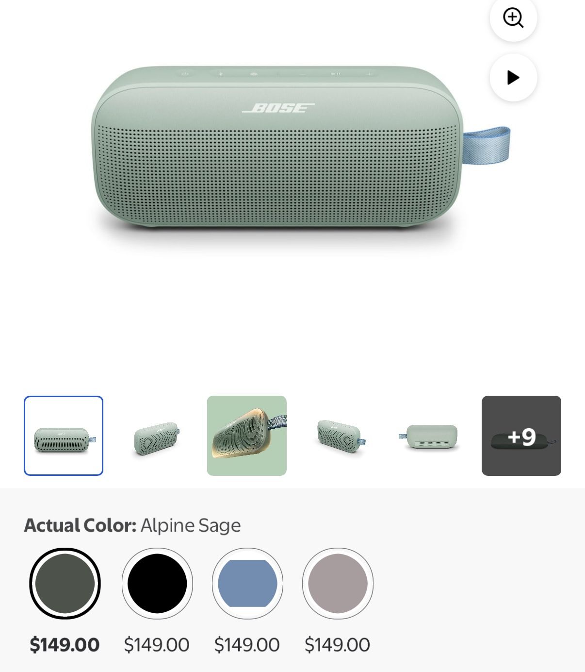 Bose SoundLink Flex II Wireless Waterproof Portable Bluetooth Speaker, Alpine Sage - nEW