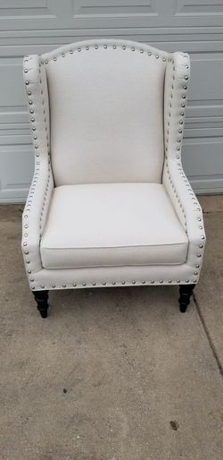 Nailhead trim Accent Chair For Sale