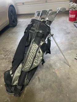 Golf clubs & bag