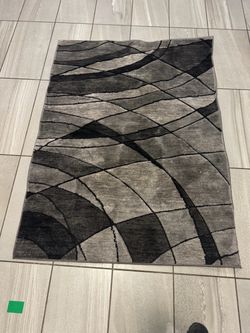 Grey and Black rug