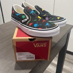 Dinosaur Slip-in Vans Size 3 Youth