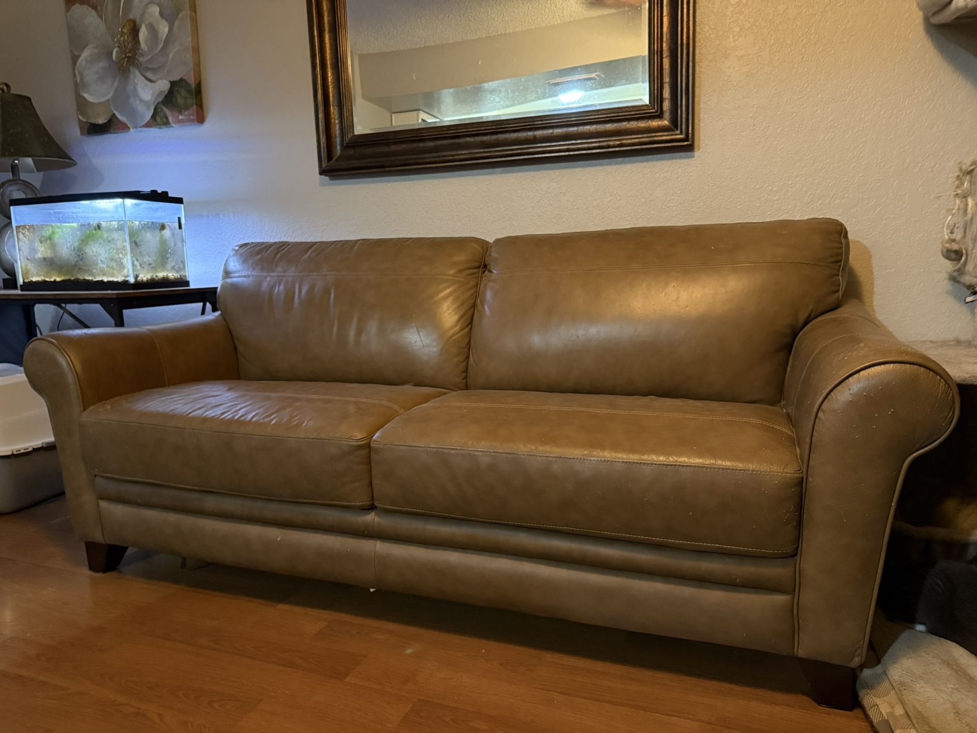 Leather Sofa 