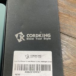 CORDKING 12 6.1 INCH SILICONE PHONE CASE DARK BLUE