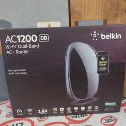 Belkin AC 1200 DB WiFi Daul Band AC+ Gigabyte Router IPv6 