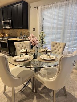 Elegant Dining Set (4-6 people)