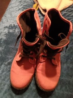 Dr. Martens Canvas Lace-Up Boots