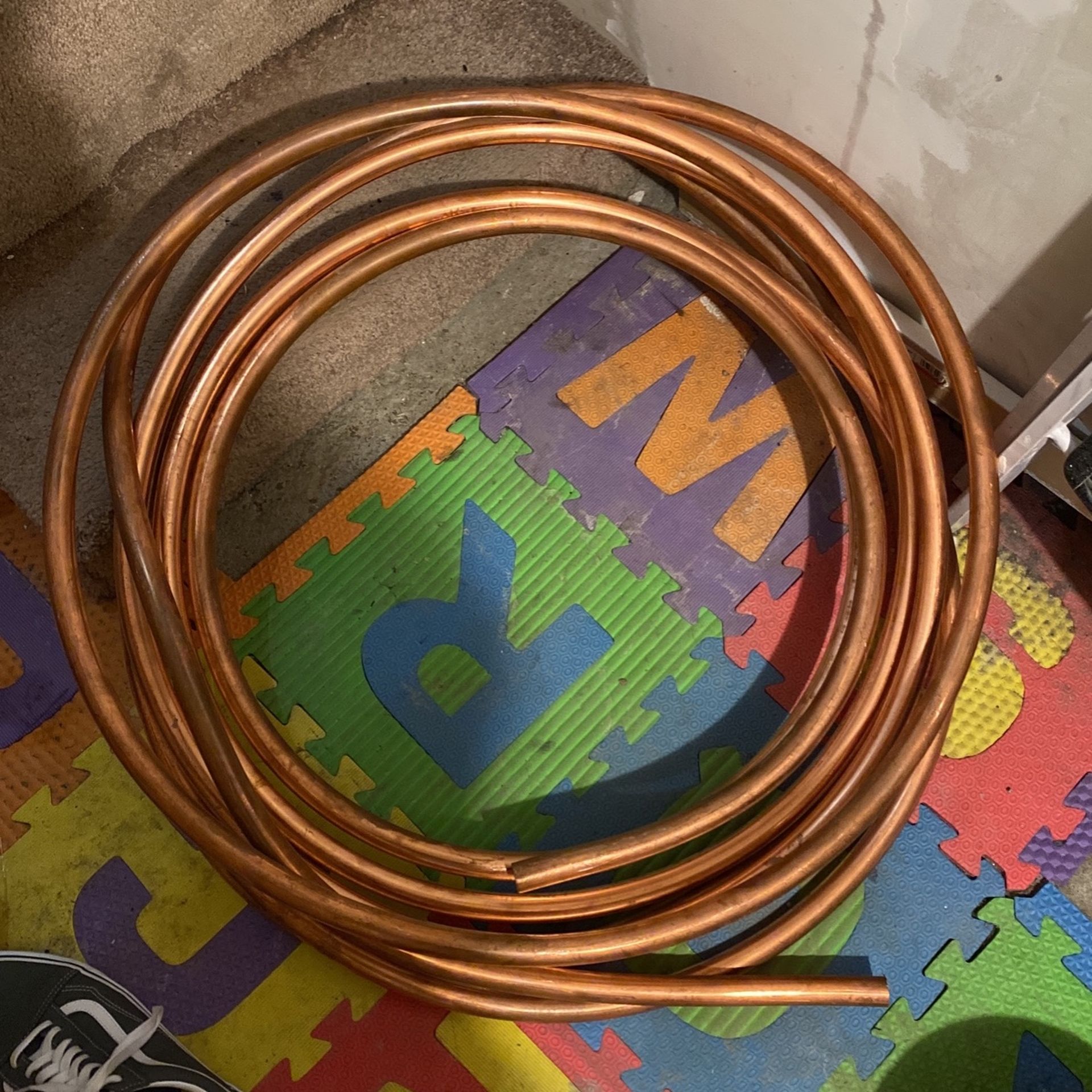 About 50 Ft Of 3/4 Copper Tubing