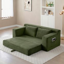 Green Convertible Sofa Bed