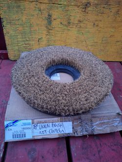 Flo-pac 18" Union Brush 1800 Dirt Napper Floor Brush No Clutch Stripping Brush