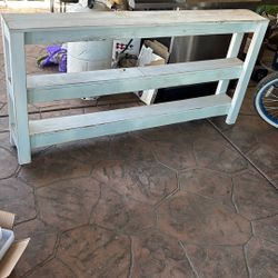 GENTLE USED 3 TIER CONSOLE TABLE