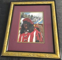 Ornate Gold And Black Picture Frame