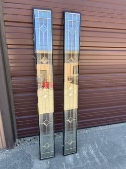 Lead glass side lights