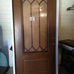 Therma-Tru Montebello Entry Door With Frame 36x80 | Puerta Con Marco