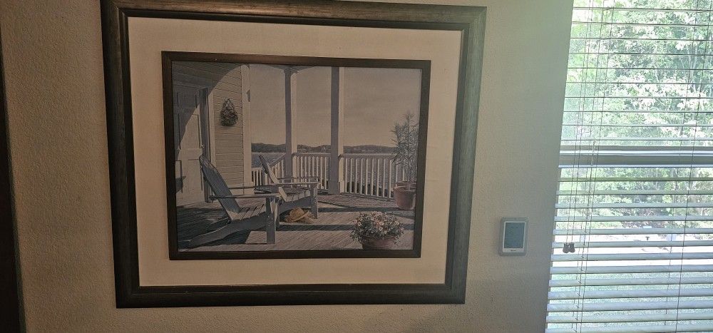Large Framed Stunning Print- Shades of Summer by Bob Desantis 42"×36".5" Framed 