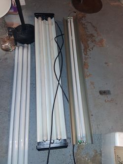 4' Florescent Shop/ Garage/ Basement with Plenty Extra Good Bulbs