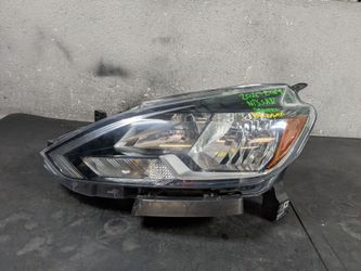 2016-2017-2018-2019 NISSAN SENTRA LEFT HEADLIGHT HALOGEN OEM USED #10907