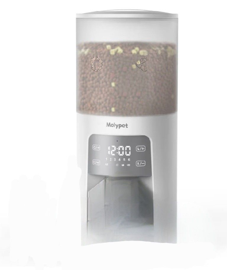 Automatic Cat/Pet Feeder~Programmable Timed Cat Feeder up to 6 Meals per Day~White