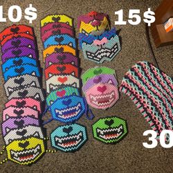   EDC ( Pony Bead ) Masks An One Halter top