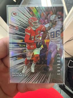Patrick Mahomes II Topps Pressure Cookers Football Card