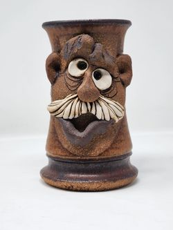 Vintage Mahon 3D Funny Face Stein Mug