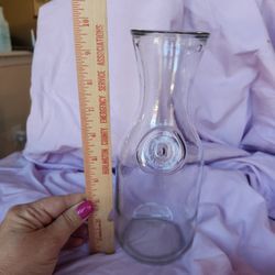 Vintage GLASS Wine BOTTLE 