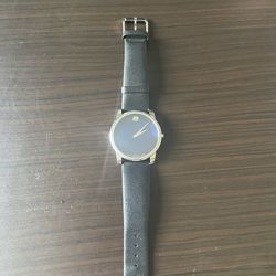 Movado Brand Silver Watch