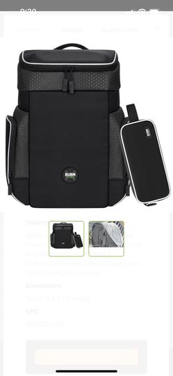 NWT    BUBM Xbox Series X Backpack w Travel Case