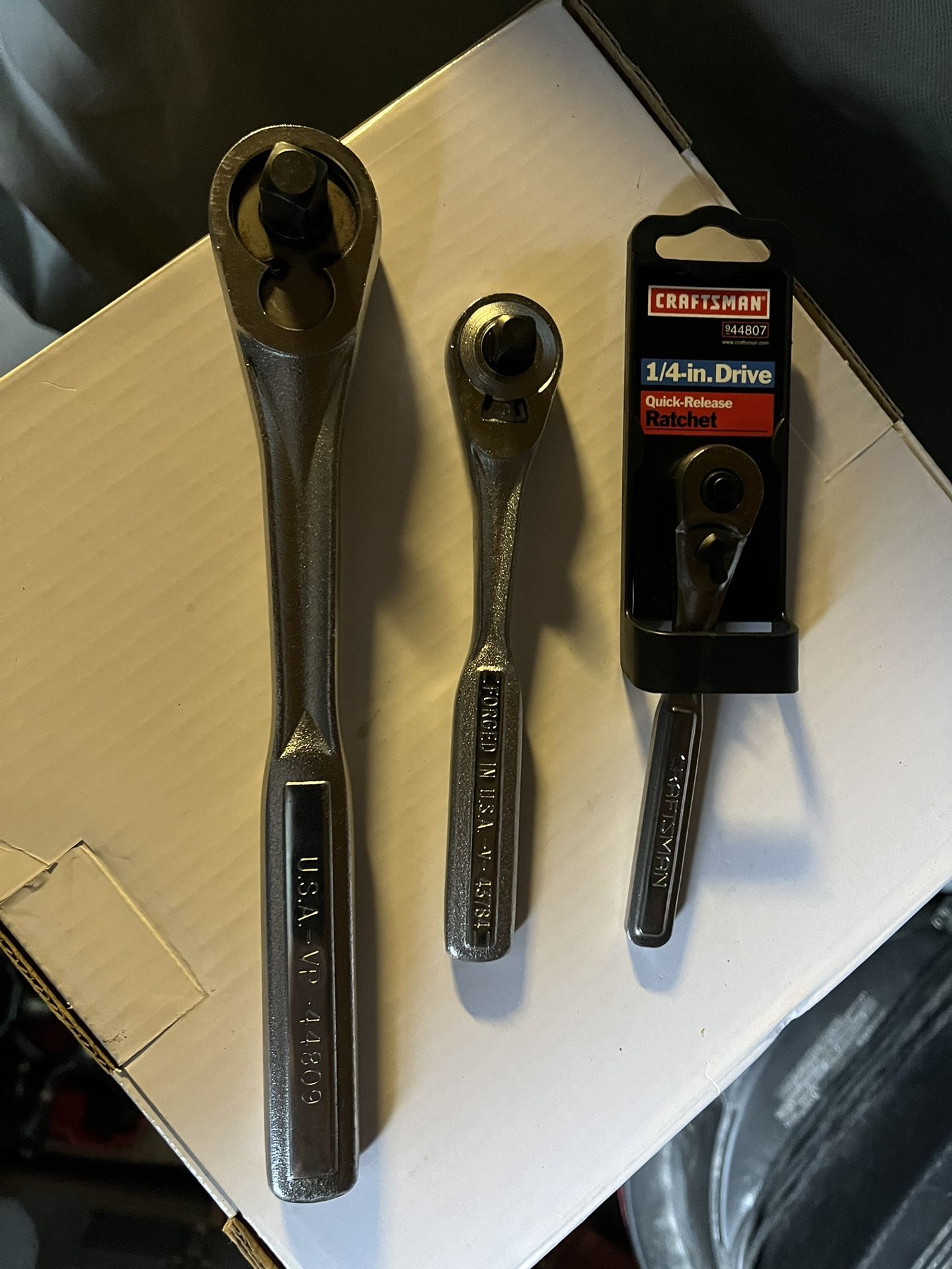 NOS Made in USA Craftsman Ratchets