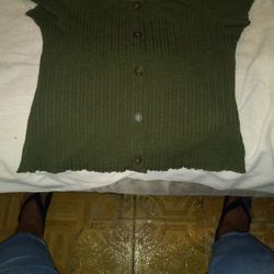 Green Woman Shirt Size 2xl 